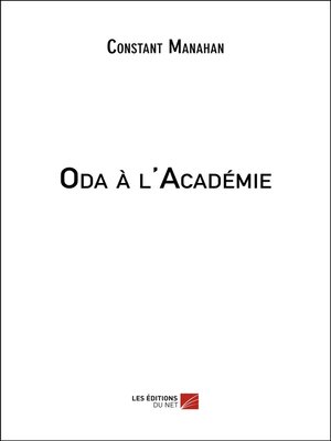 cover image of Oda à l'Académie